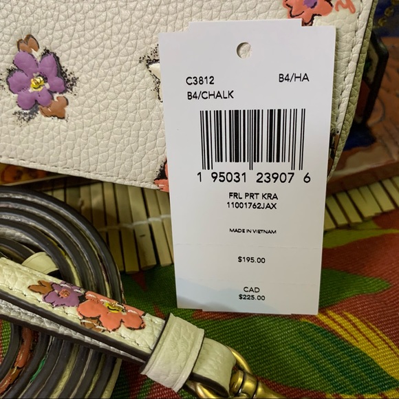 COACH Floral Kira Print Crossbody Wristlet - Picture 13 of 15